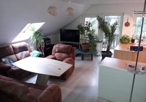 Wohnzimmer DG-Wohnung