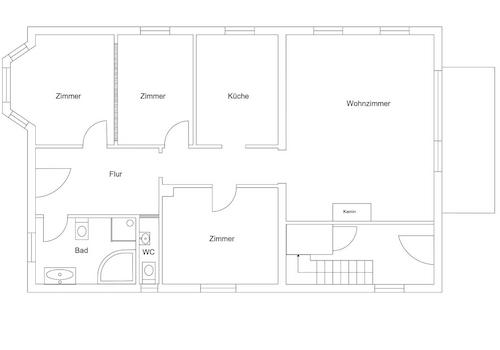 Grundriss EG-Wohnung