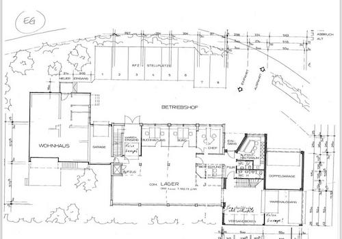 Grundriss Gewerbe EG