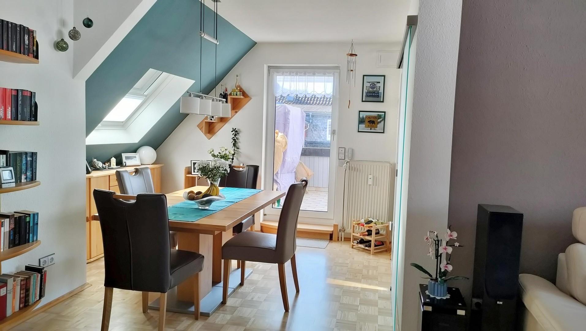 Essbereich,Zugang Dachterrasse