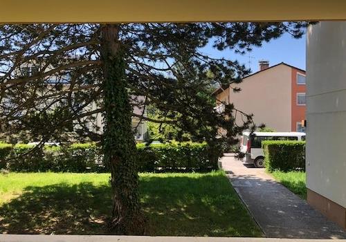 Blick vom Balkon