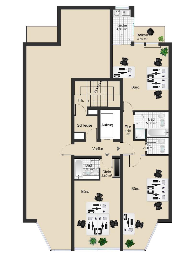 Grundriss 1OG