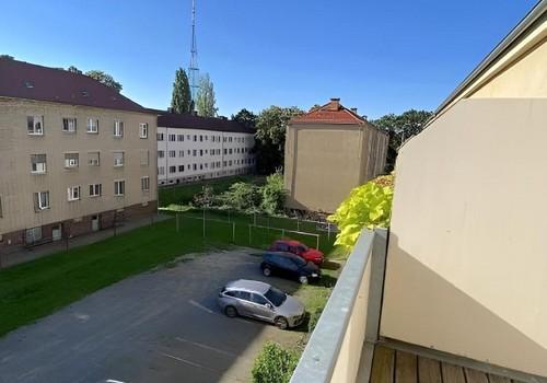 Blick vom Balkon