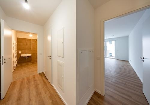 Blick in die Wohnung
