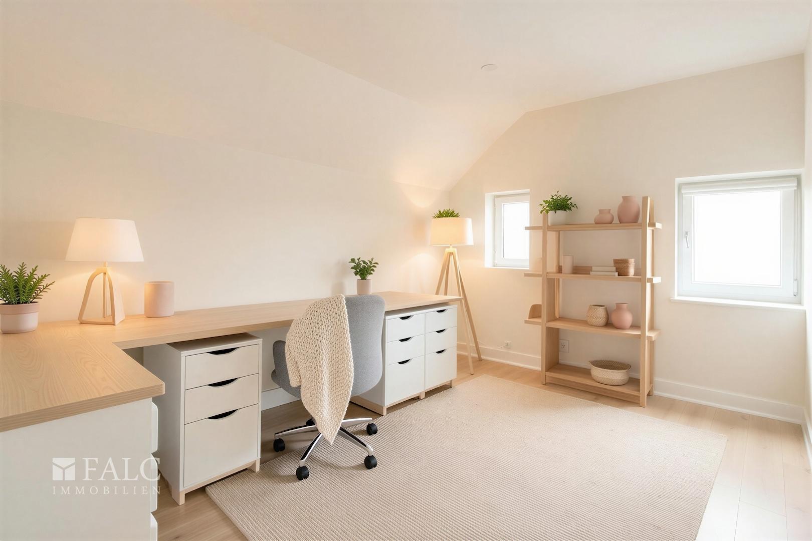 Dachboden Bsp. Arbeitszimmer