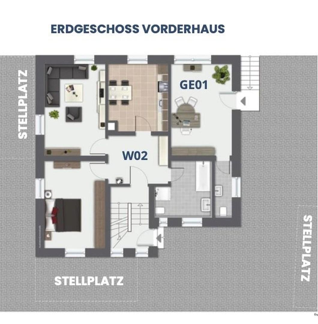 Grundriss Gewerbe rechts