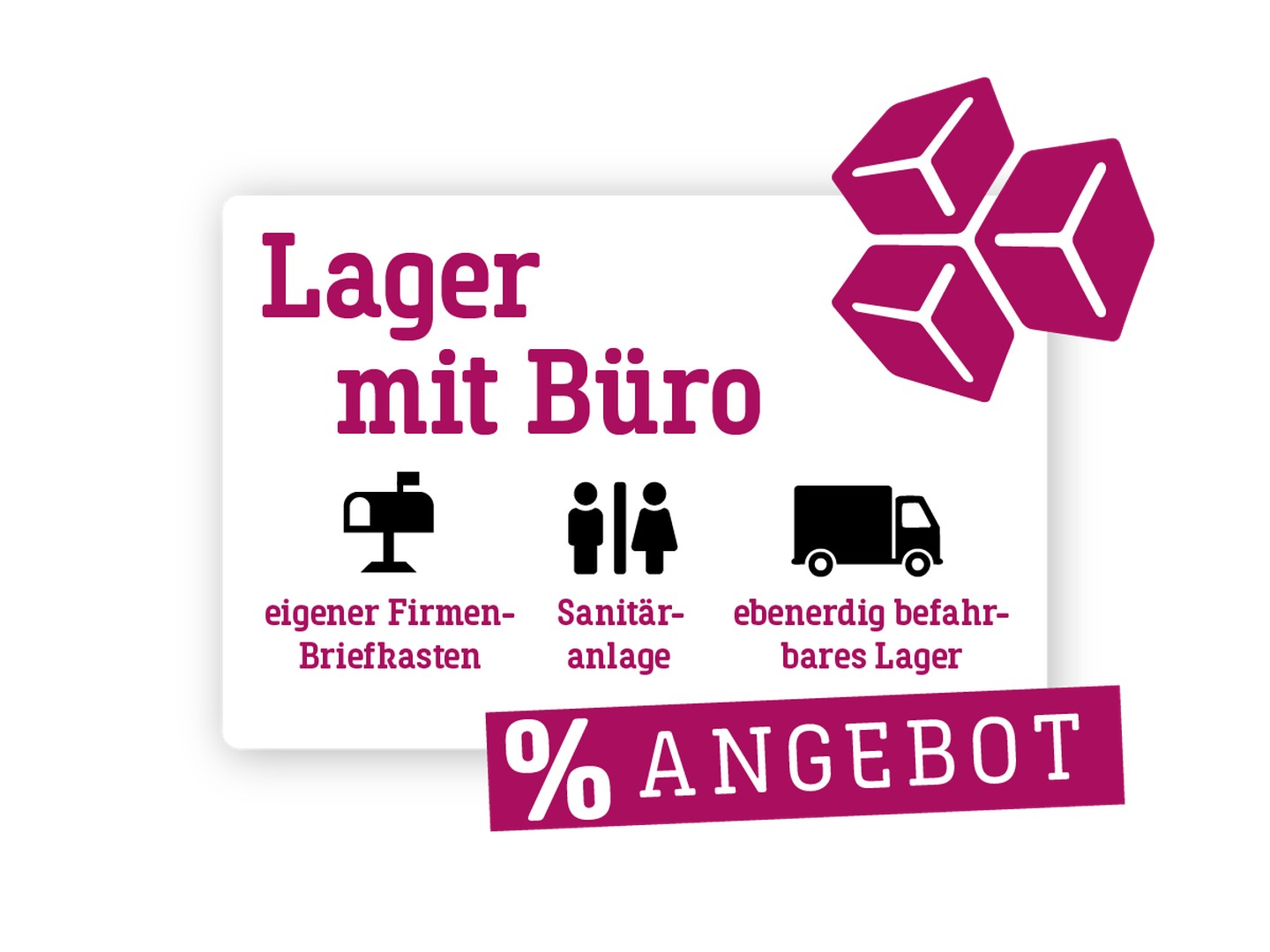 Lager mit Büroausbau mieten
