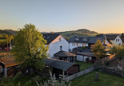 Von Terrasse OG nach Westen
