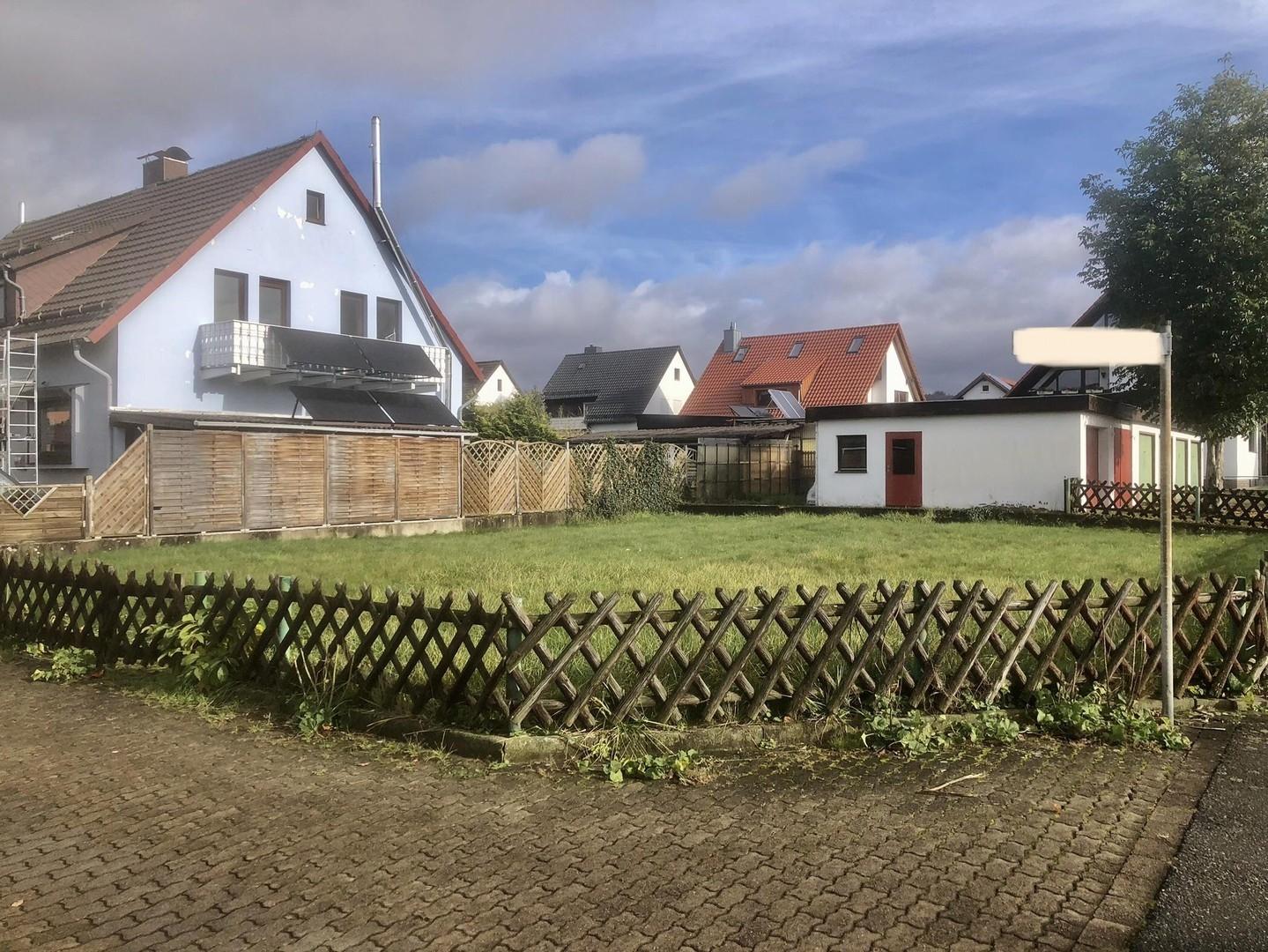 Blick von der Einmündung
