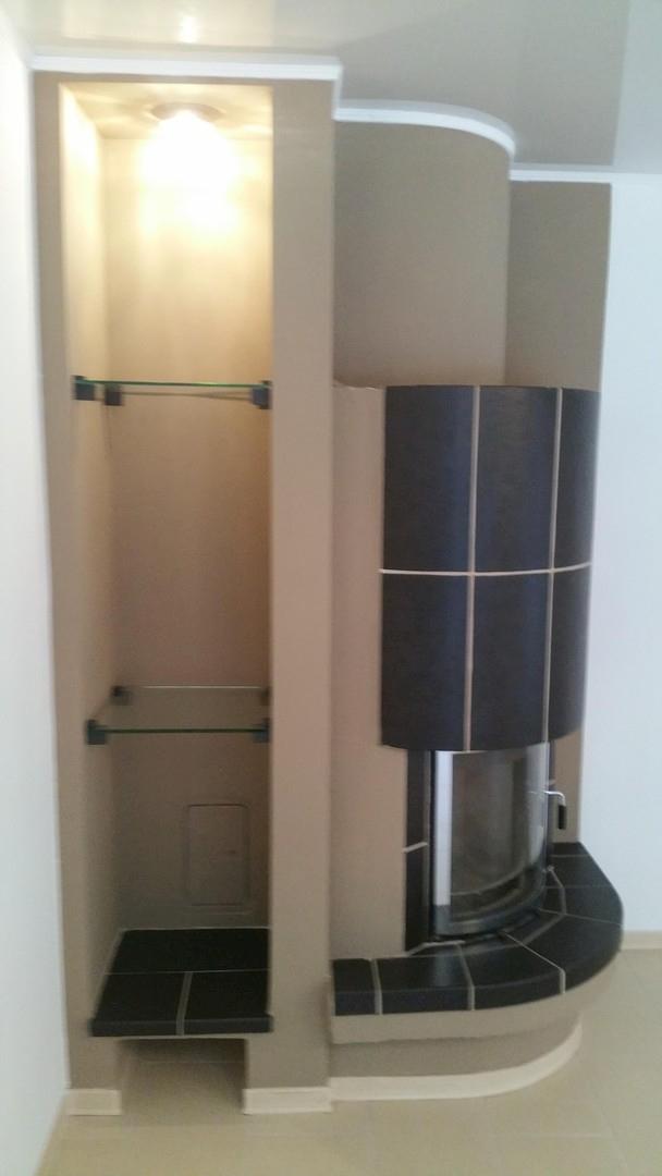 Kamin in Wohnzimmer