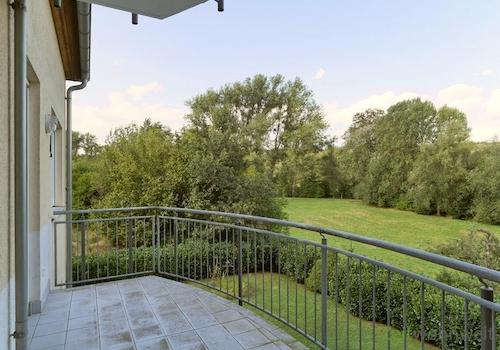 Blick vom Balkon