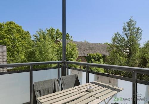 Blick vom Balkon