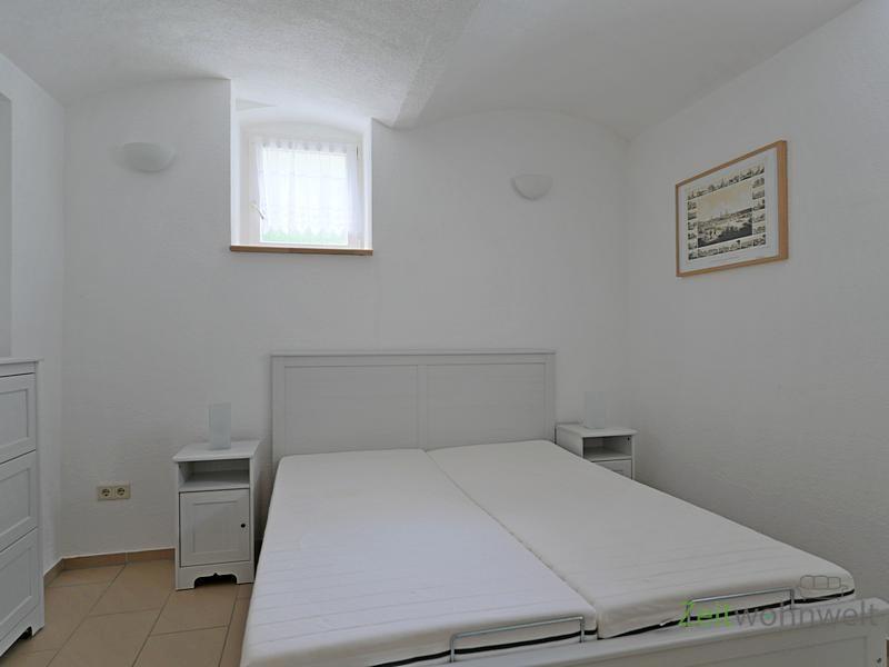 Blick ins Schlafzimmer