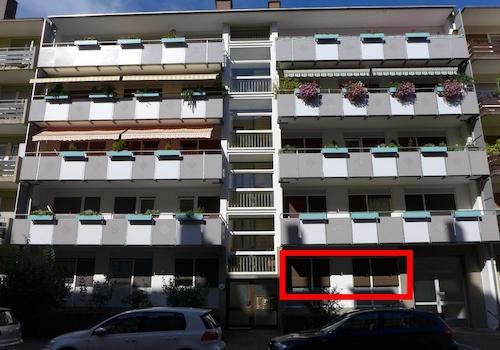 Wohnung - erhöhtes Erdgeschoss
