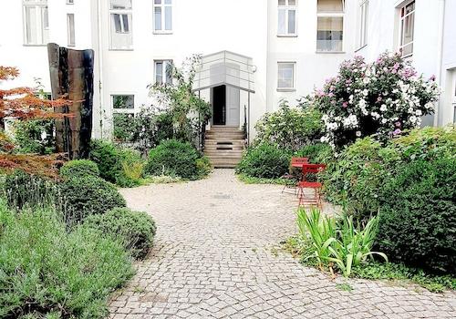 Begrünter Innenhof