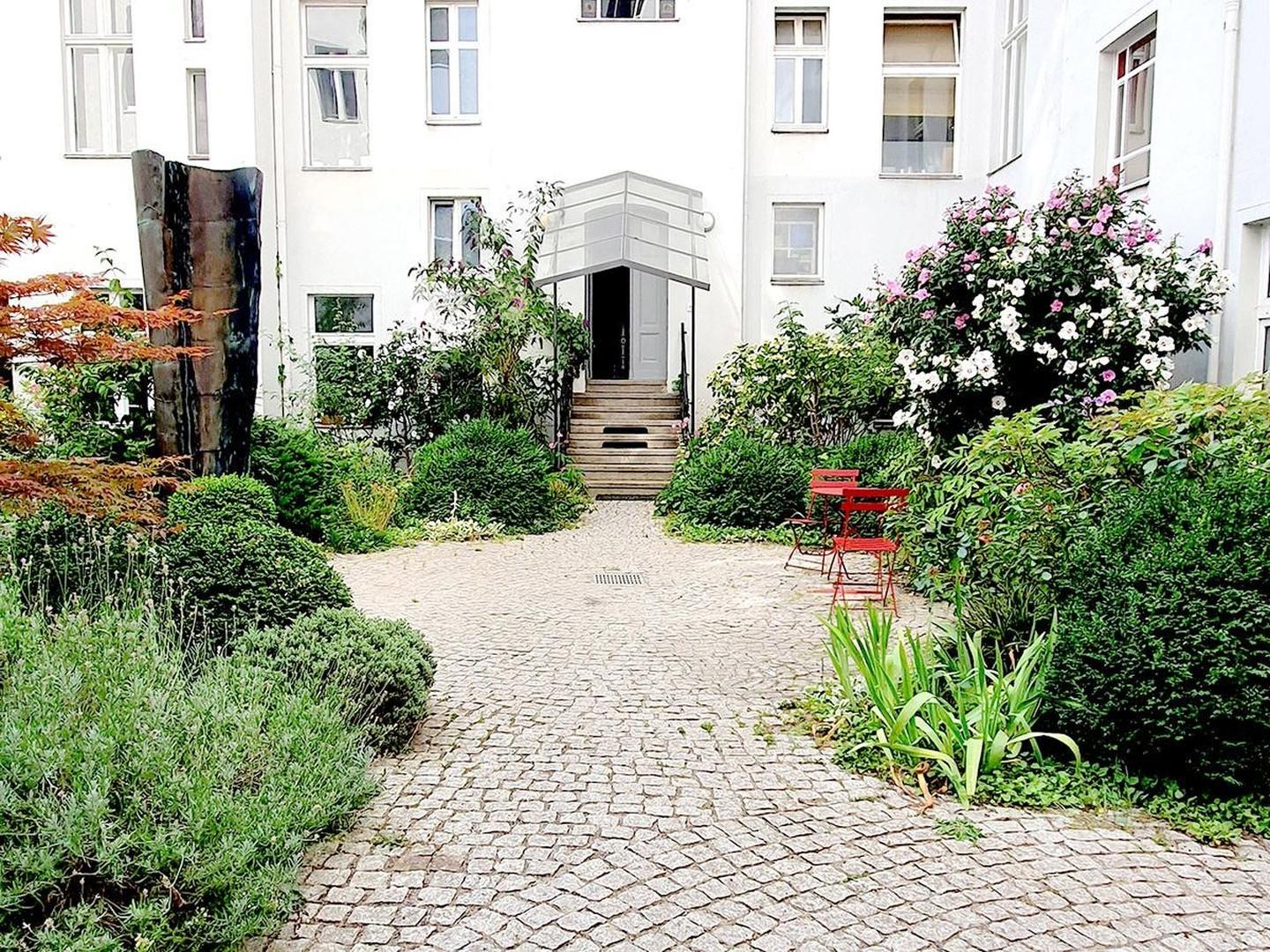 Begrünter Innenhof