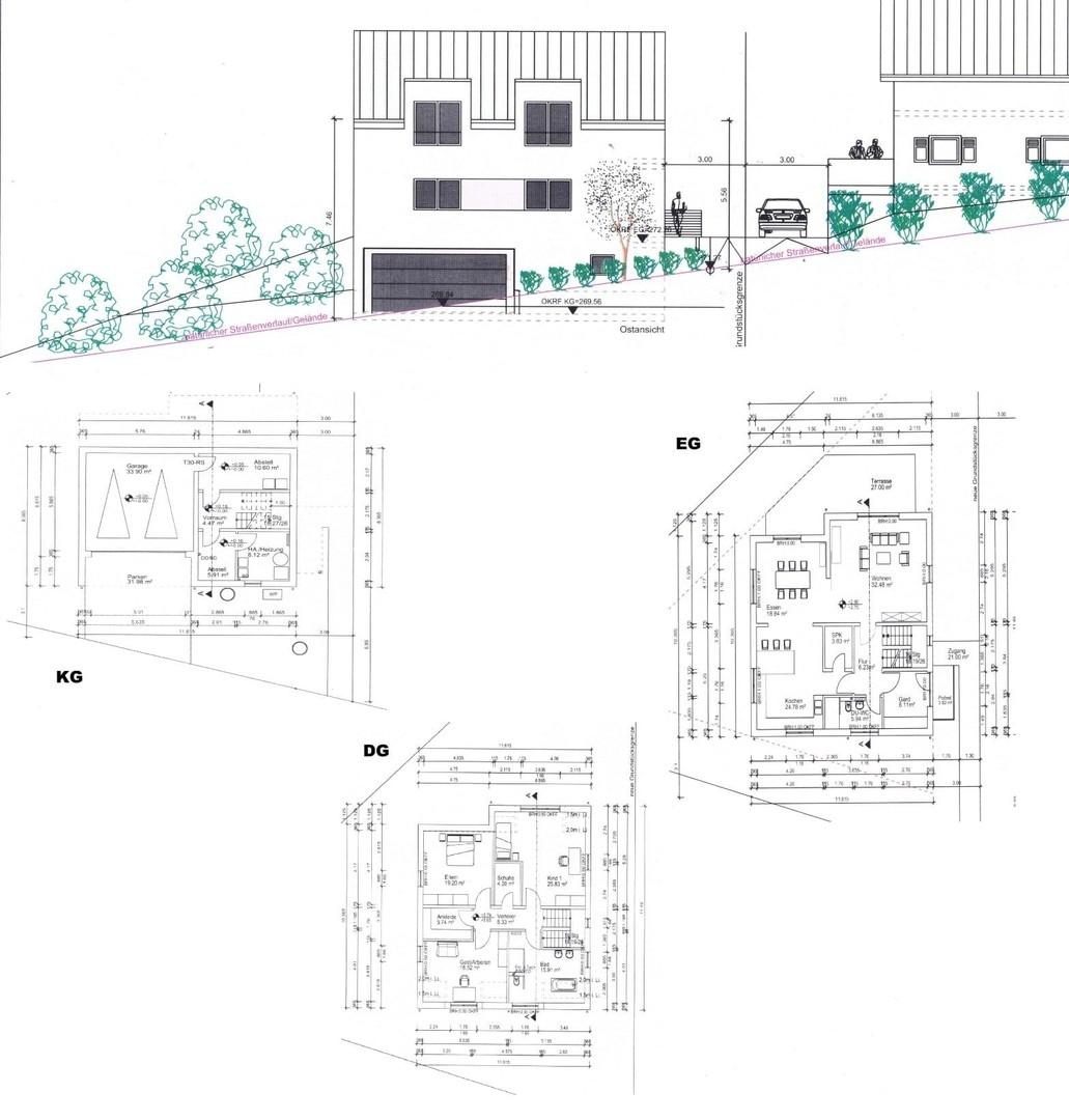 Pläne zus. Haus