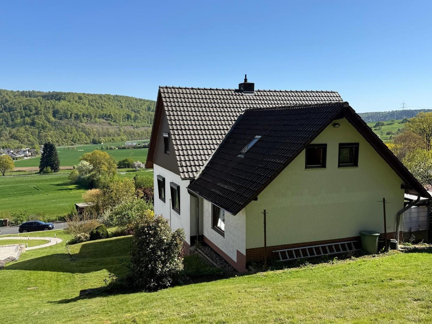 Ansicht vom Waldrand