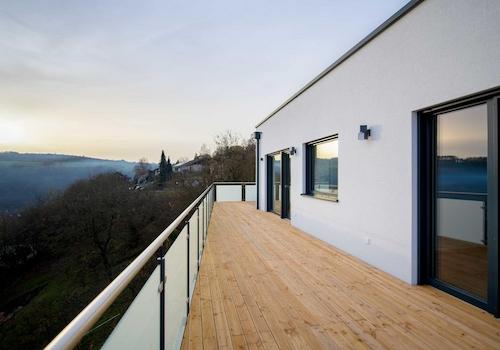 Terrasse von Osten