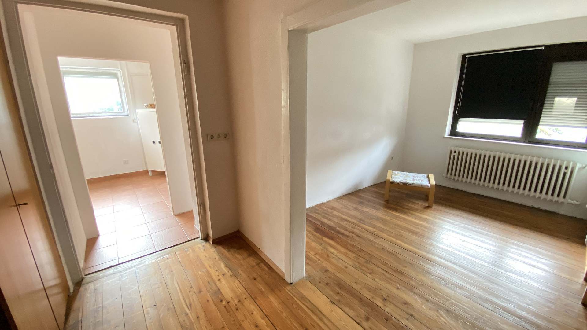 Flur und Büro