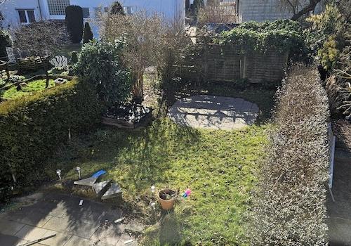 Gartenansicht Balkon OG