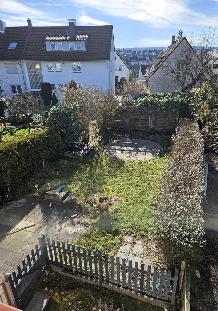 Gartenansicht Balkon OG