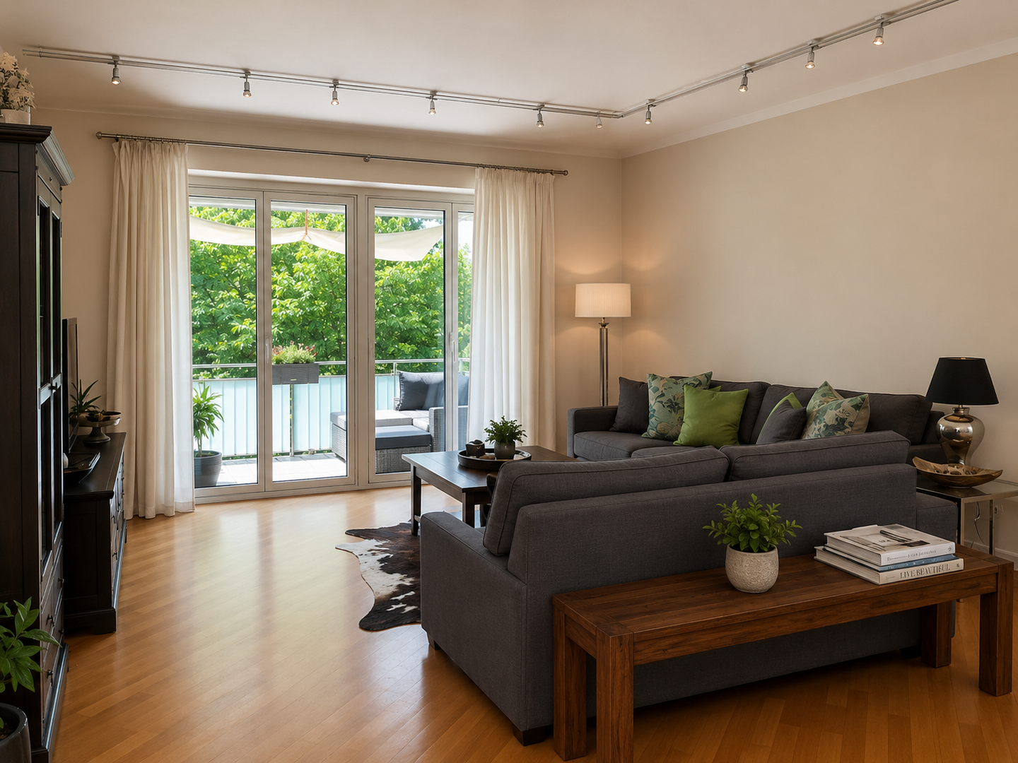 großzügiges Wohnzimmer