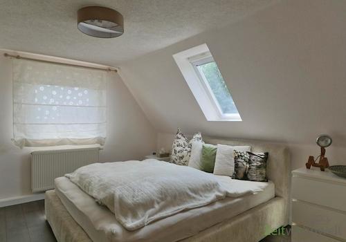 Blick ins Schlafzimmer