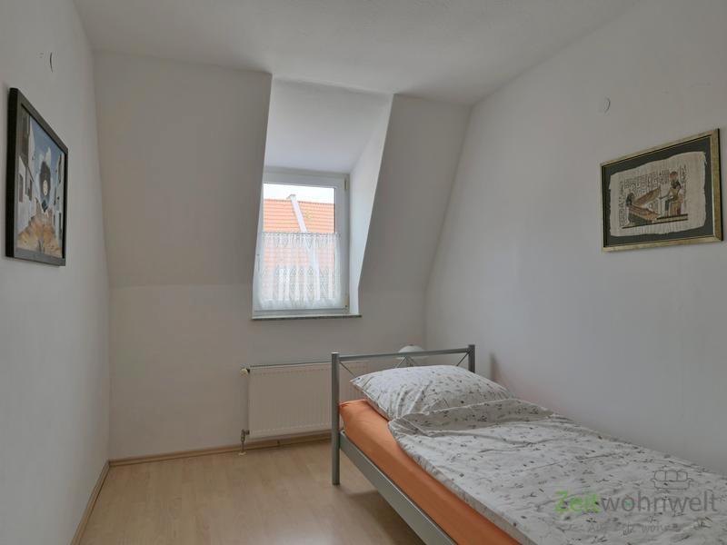 Blick ins Schlafzimmer