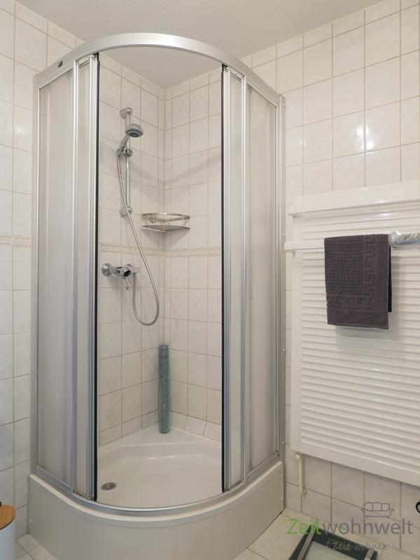 Dusche und Handtuchheizkörper