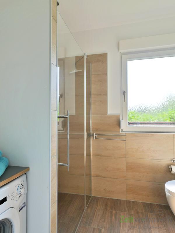 Waschmaschine und Dusche