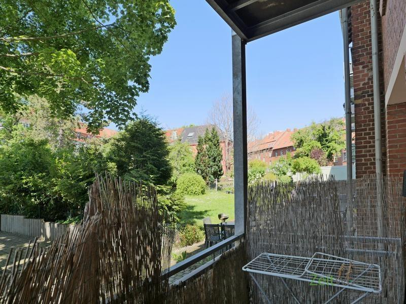 Blick vom Balkon