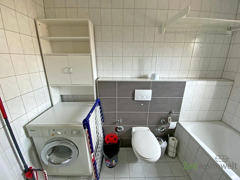 Waschmaschine in Bad