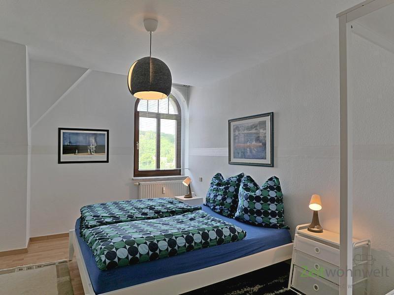 Blick ins Schlafzimmer