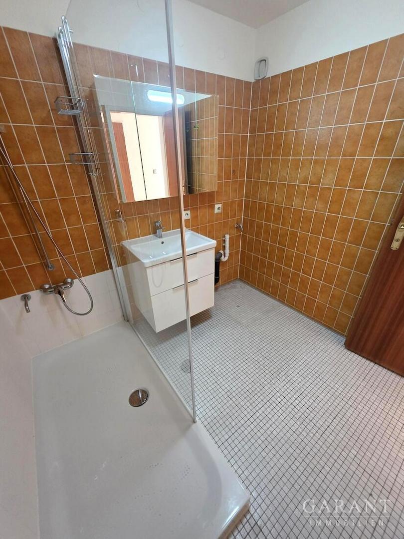 Badezimmer m. Dusche u. WA Platz