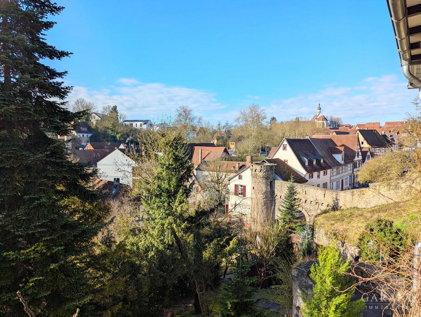 Blick zur Stadt