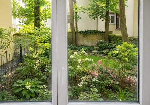Ausblick Garten