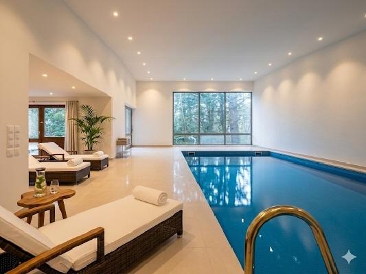 KI unterstützte Visualisierung Schwimmhalle
