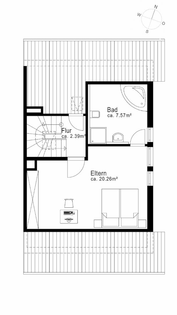 Grundriss Dachgeschoss