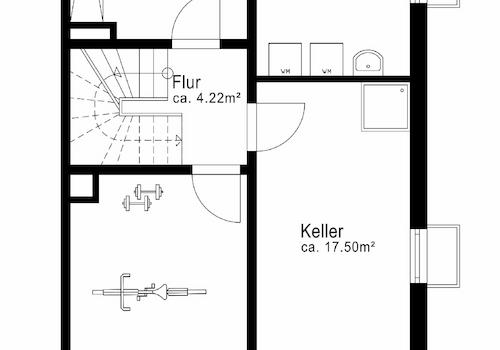 Grundriss Untergeschoss