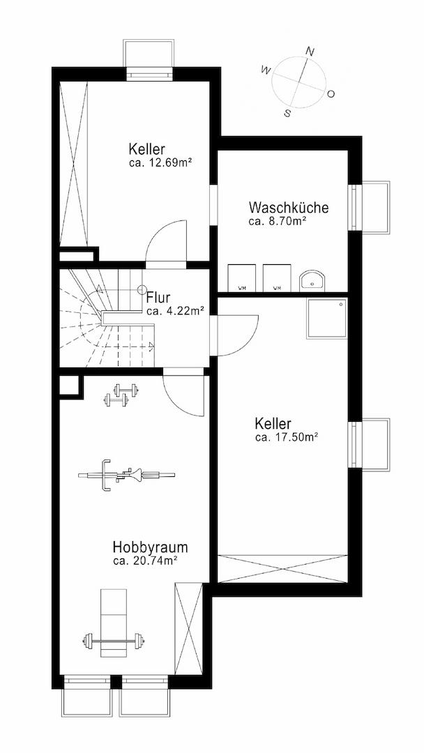 Grundriss Untergeschoss