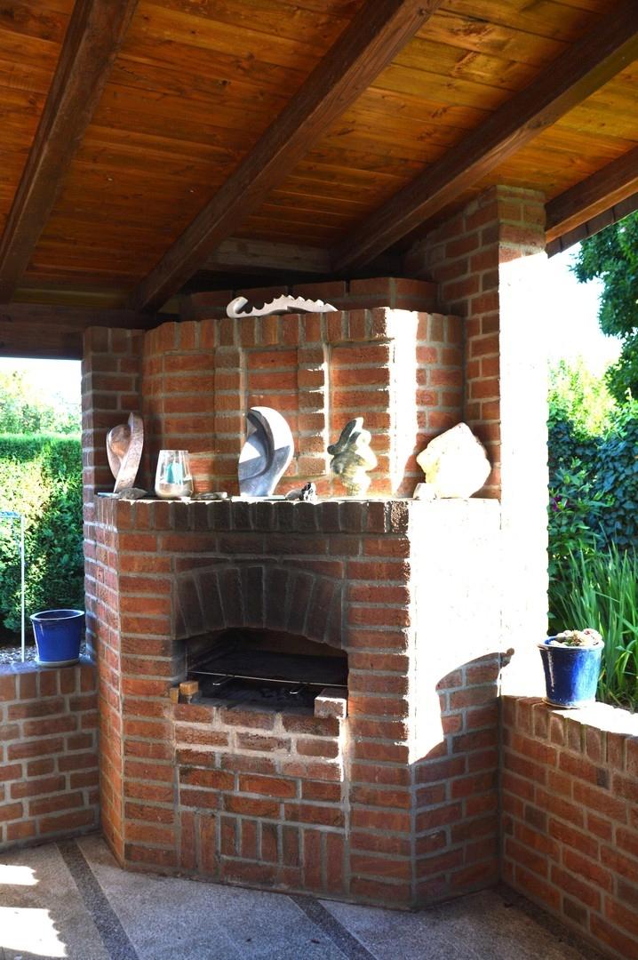 Kamin im Freisitz
