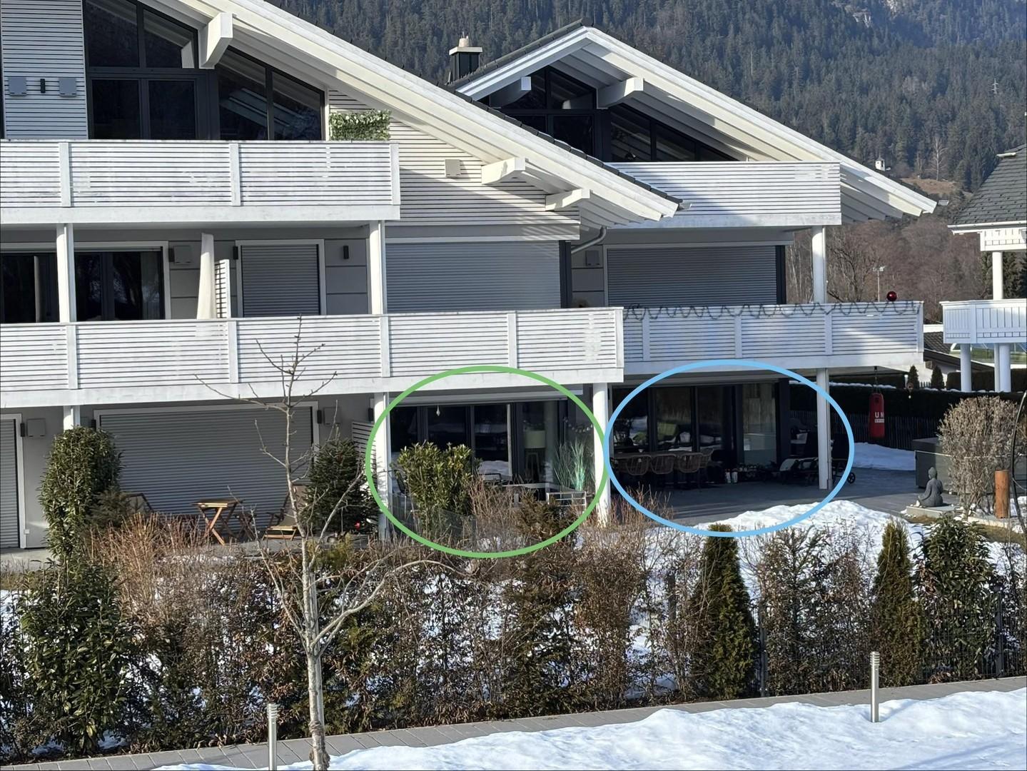 Wo 5 = grün/Wo 6 = blau