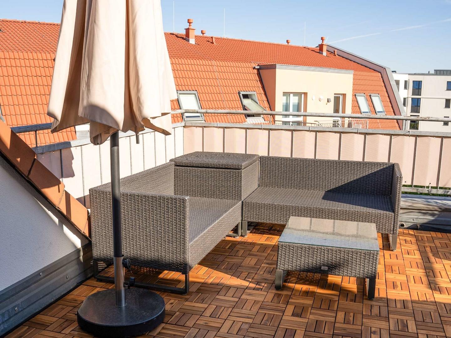 Terrasse im DG