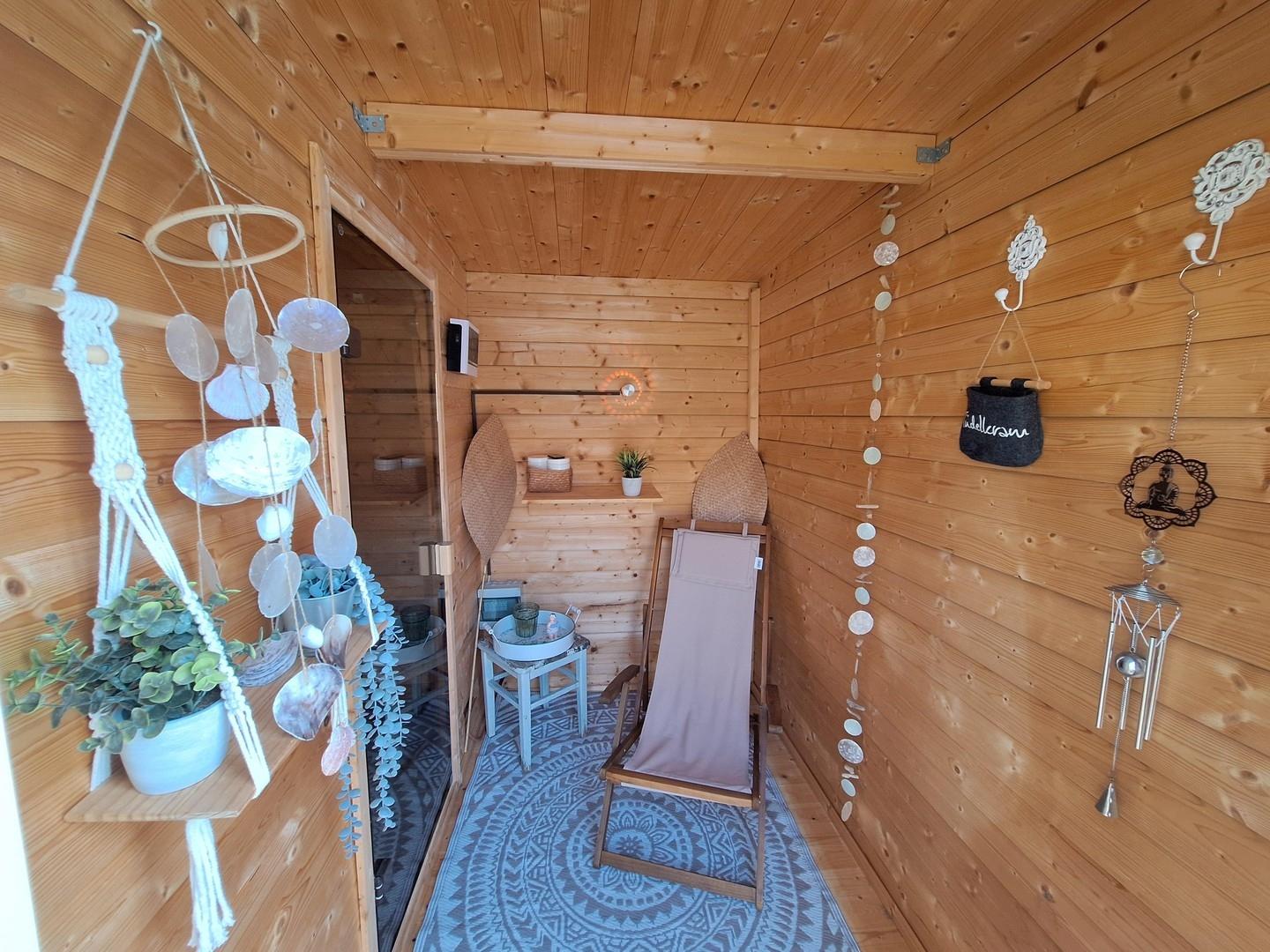 Sauna Vorraum