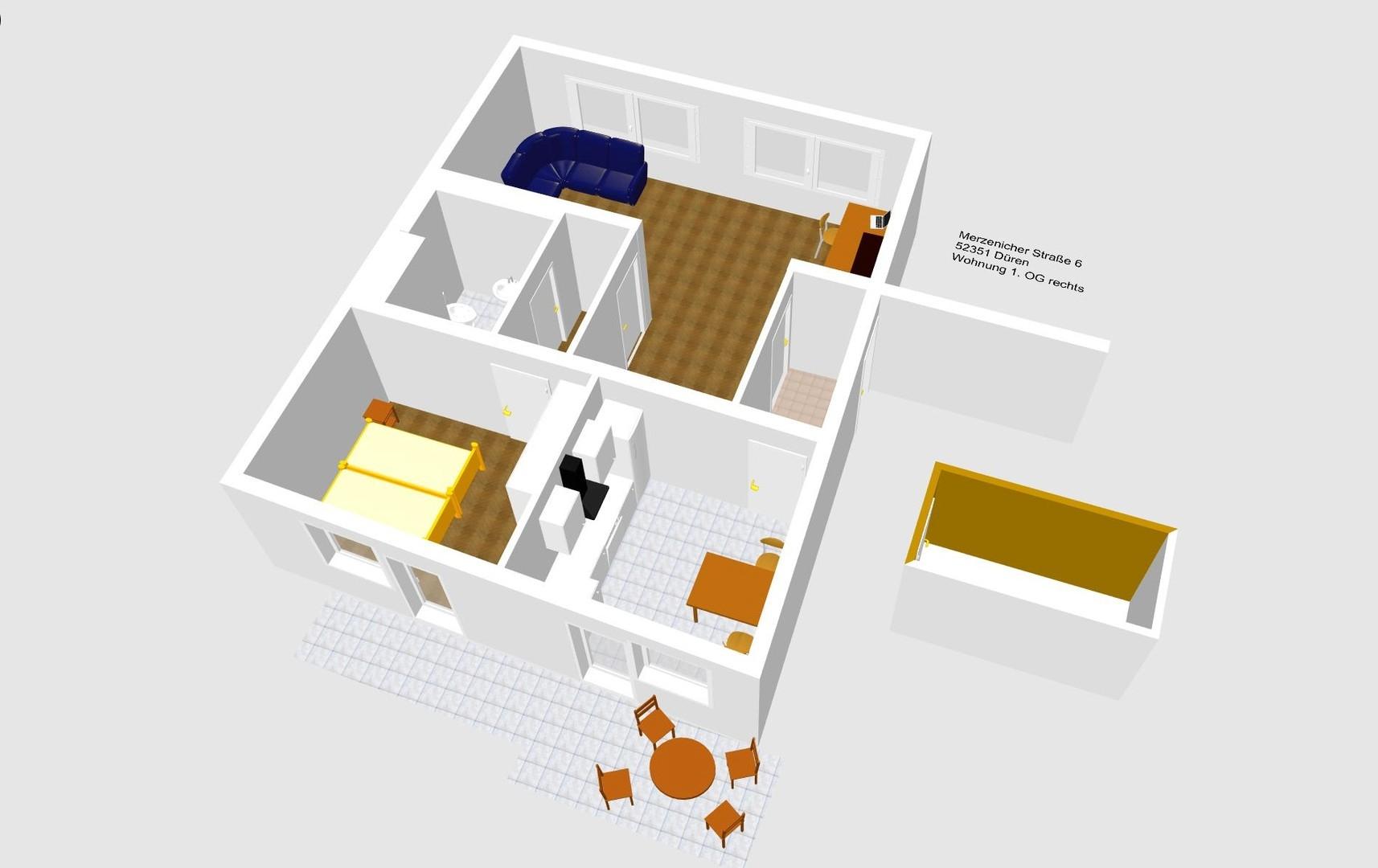 Grundriss 3D