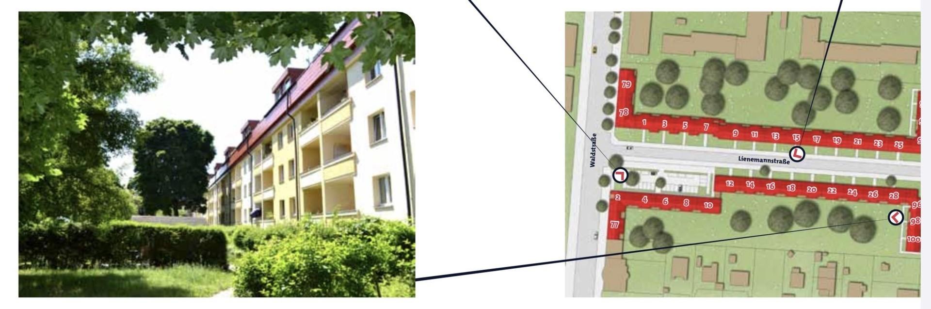 Gartenansicht-Lageplan
