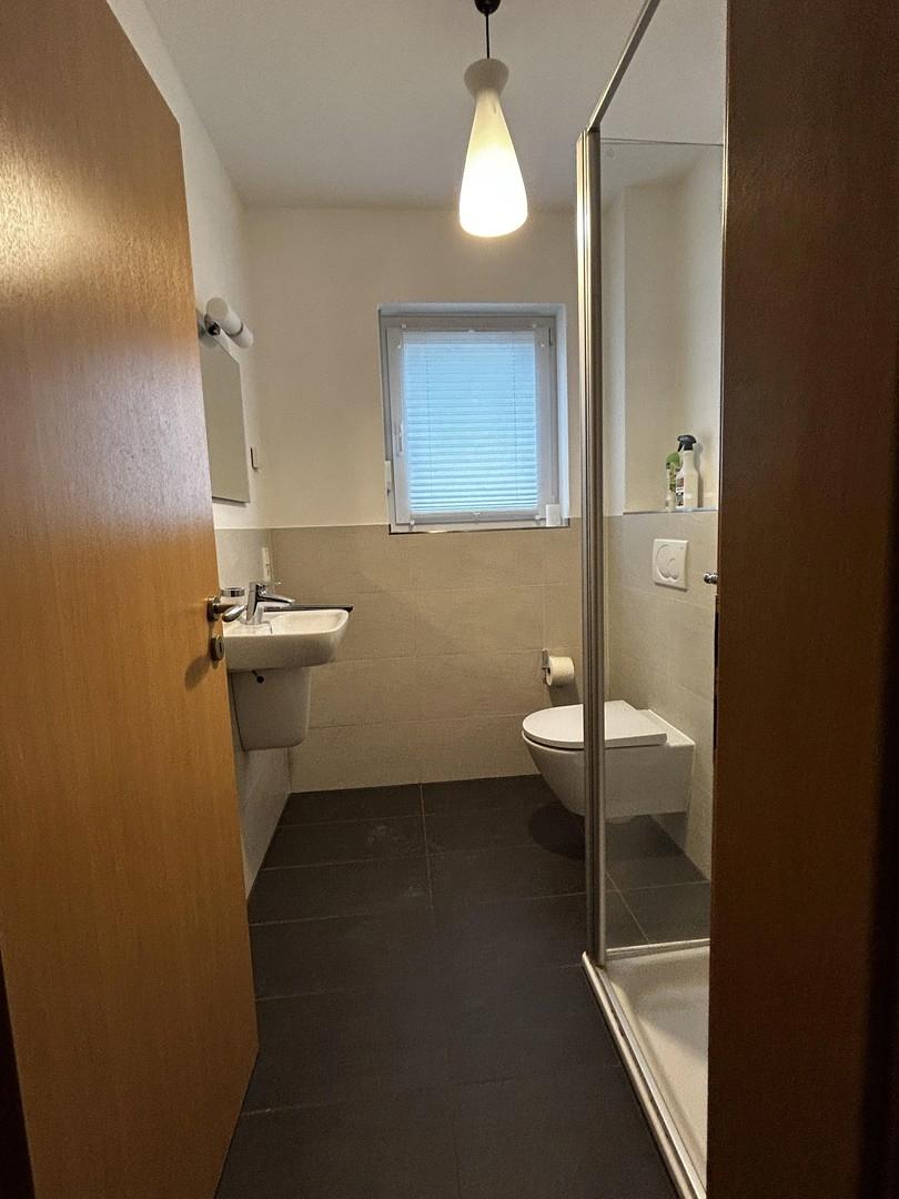 Gäste-WC und Duschkabine