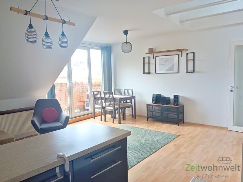 Blick zum Balkon