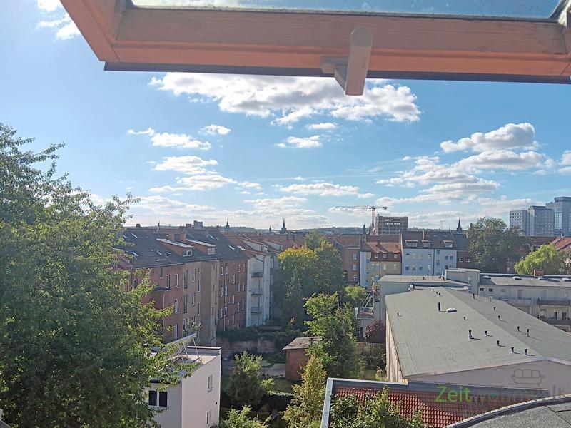 Ausblick vom Dachfenster